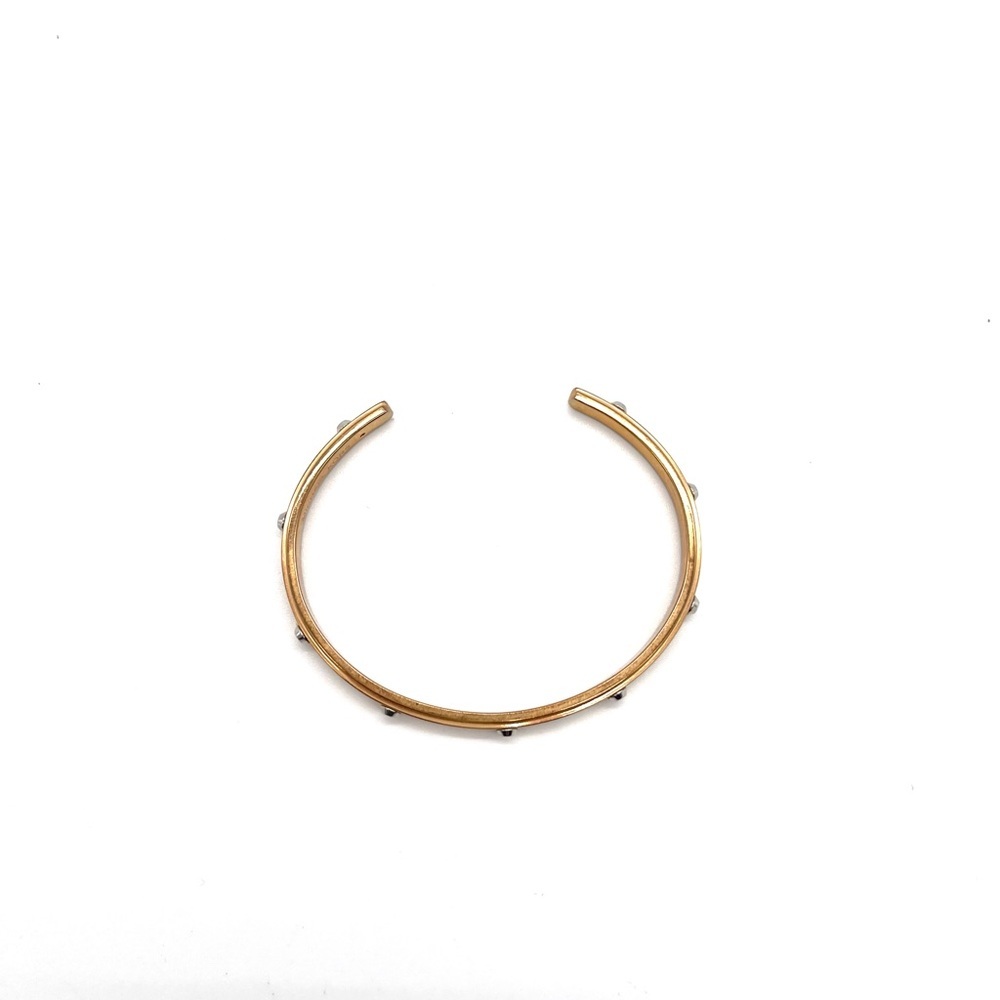 Michael Kors Elegant Gold Cuff Bracelet with Silver Accents - Picture 4 of 5